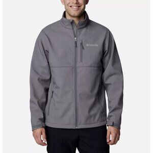 NEW Columbia Men's Medium Ascender Softshell Jacket City Grey